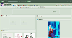 Desktop Screenshot of mistresskilda.deviantart.com