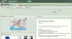 Desktop Screenshot of fatalfeline.deviantart.com