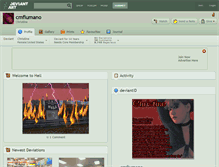Tablet Screenshot of cmfiumano.deviantart.com