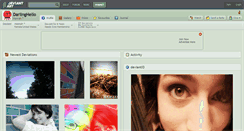 Desktop Screenshot of darlinghello.deviantart.com