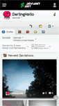 Mobile Screenshot of darlinghello.deviantart.com