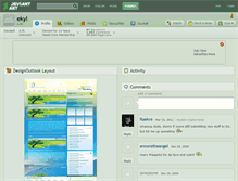 Tablet Screenshot of ekyl.deviantart.com