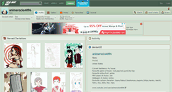 Desktop Screenshot of animerocks4896.deviantart.com