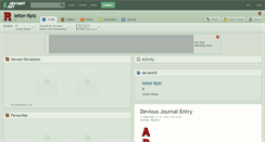 Desktop Screenshot of letter-rplz.deviantart.com