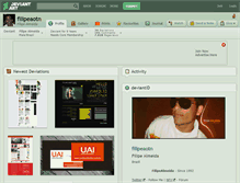 Tablet Screenshot of filipeaotn.deviantart.com