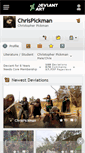 Mobile Screenshot of chrispickman.deviantart.com
