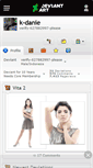 Mobile Screenshot of k-danie.deviantart.com