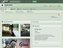Tablet Screenshot of ho-my-gosh.deviantart.com