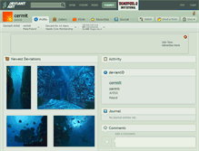Tablet Screenshot of cermit.deviantart.com