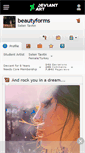 Mobile Screenshot of beautyforms.deviantart.com