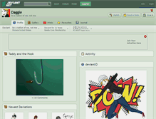 Tablet Screenshot of daggle.deviantart.com
