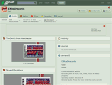 Tablet Screenshot of elficadraconis.deviantart.com