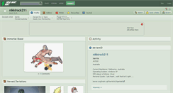 Desktop Screenshot of nikkirock211.deviantart.com