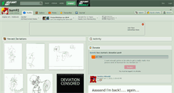 Desktop Screenshot of burn92.deviantart.com