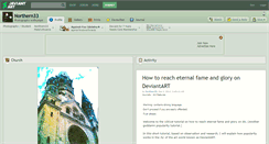 Desktop Screenshot of northern33.deviantart.com