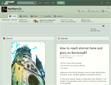 Tablet Screenshot of northern33.deviantart.com