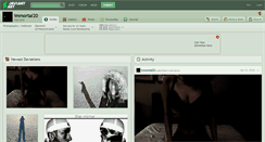 Desktop Screenshot of immortal20.deviantart.com