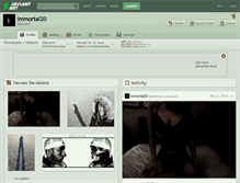 Tablet Screenshot of immortal20.deviantart.com