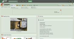 Desktop Screenshot of huskyteer.deviantart.com
