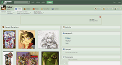 Desktop Screenshot of folkor.deviantart.com