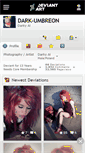 Mobile Screenshot of dark-umbreon.deviantart.com