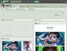 Tablet Screenshot of fidget09.deviantart.com