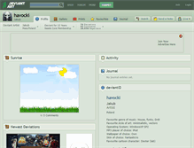 Tablet Screenshot of havocki.deviantart.com