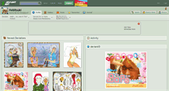 Desktop Screenshot of hebitsuki.deviantart.com