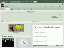 Tablet Screenshot of noor-maryam.deviantart.com