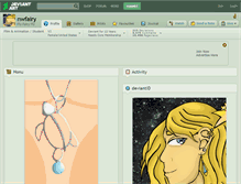 Tablet Screenshot of nwfairy.deviantart.com