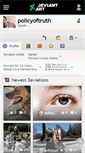 Mobile Screenshot of policyoftruth.deviantart.com