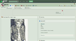Desktop Screenshot of elis123.deviantart.com