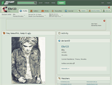 Tablet Screenshot of elis123.deviantart.com