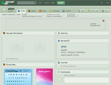 Tablet Screenshot of alhzh.deviantart.com