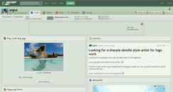 Desktop Screenshot of leighd.deviantart.com
