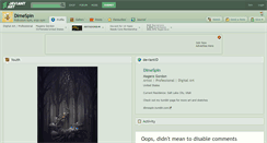 Desktop Screenshot of dimespin.deviantart.com