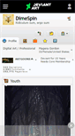 Mobile Screenshot of dimespin.deviantart.com