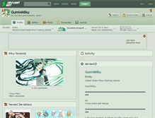 Tablet Screenshot of gumi4miku.deviantart.com