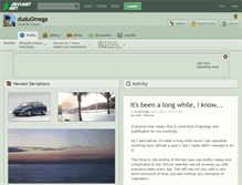 Tablet Screenshot of duduomega.deviantart.com
