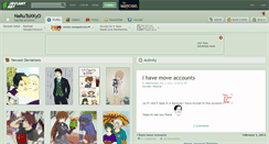 Desktop Screenshot of narutoxkyo.deviantart.com