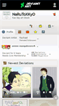 Mobile Screenshot of narutoxkyo.deviantart.com