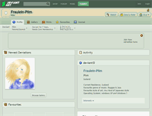 Tablet Screenshot of fraulein-piim.deviantart.com