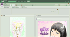 Desktop Screenshot of f3f3.deviantart.com