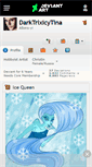 Mobile Screenshot of darktrixicytina.deviantart.com