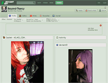 Tablet Screenshot of beyond-trancy.deviantart.com