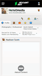 Mobile Screenshot of hexedmedia.deviantart.com