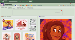 Desktop Screenshot of lambitymoon.deviantart.com