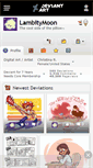 Mobile Screenshot of lambitymoon.deviantart.com