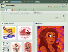 Tablet Screenshot of lambitymoon.deviantart.com