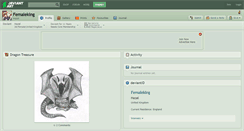 Desktop Screenshot of femaleking.deviantart.com